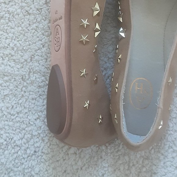 ASH SUEDE LETHER LOAFERS - OAK SIZE US 9.5 EU 40 - Picture 6 of 6